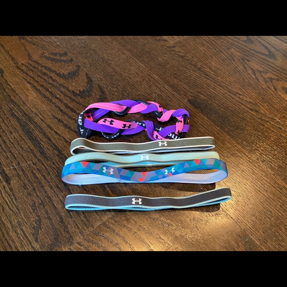 Under Armour headbands set of 5